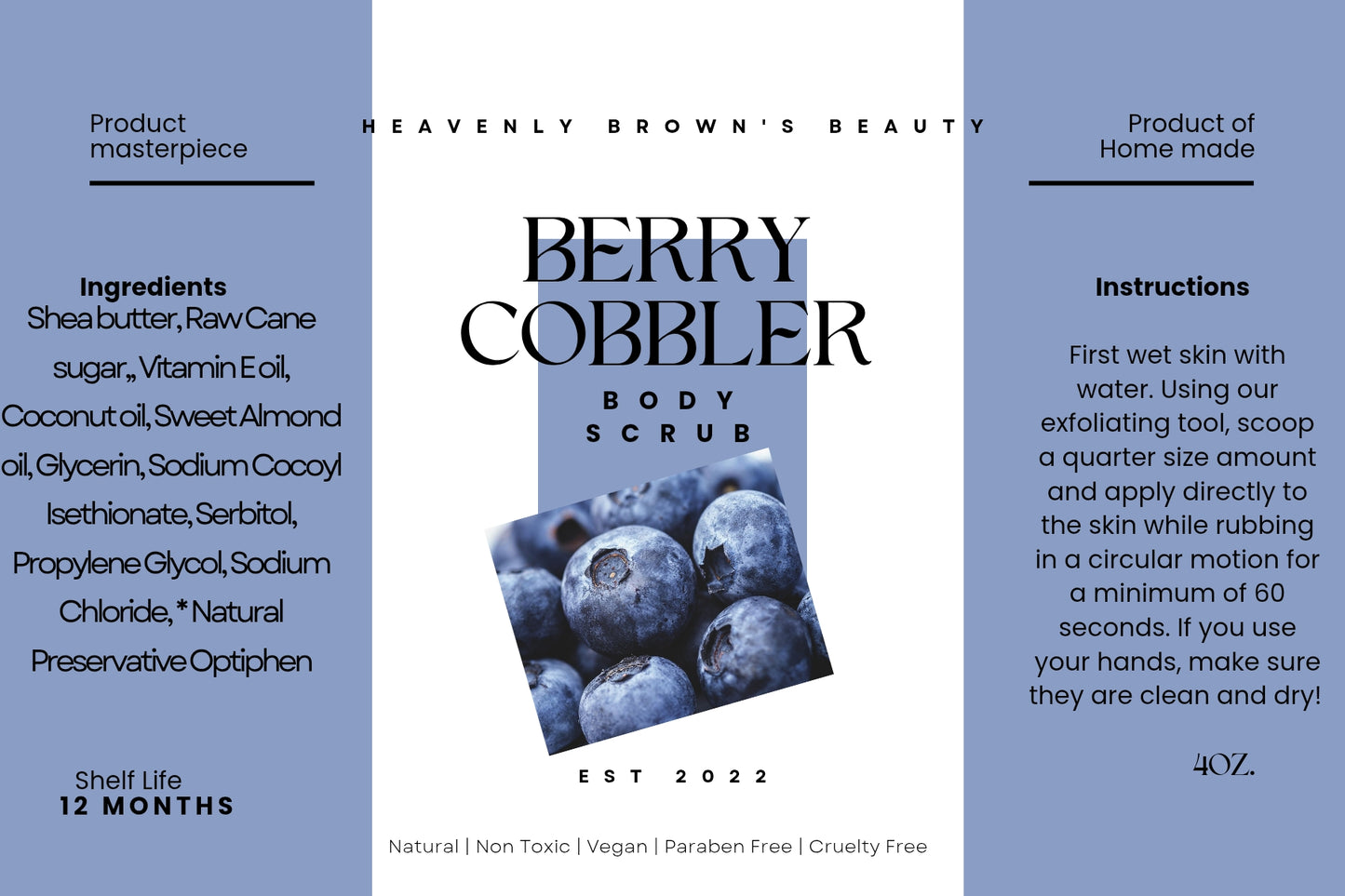 Berry Cobbler Body Scrub